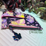 Witchy Maple Moths Pocket Pal Mini Travel Wallet