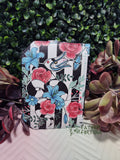 Floral Beetle Worm Pocket Pal Mini Travel Wallet