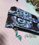 Teal Tentacles Purse Pal Travel Wallet 2