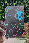 Neon Pentagrams & Skulls Purse Pal Travel Wallet