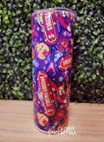 Freddie's PURPLE 20oz Stainless Steel Insulated Drink Tumbler