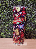 Freddie's RED 20oz Stainless Steel Insulated Drink Tumbler MADE TO ORDER