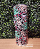 READY TO SHIP HAIL SANTA 20oz Stainless Steel Insulated Drink Tumbler