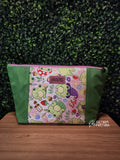 Pastel Chibi Frogs Zippered Beauty Bag