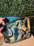 Gators & Oranges Zippered Beauty Bag