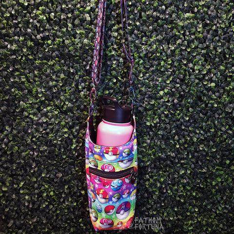 Rainbow Critter Balls Waterbottle Sling