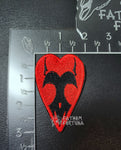 Imp Circus Skull Heart Embroidered Iron On Patch Helluva Boss