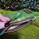 Green LOTR Script Purse Pal Travel Wallet