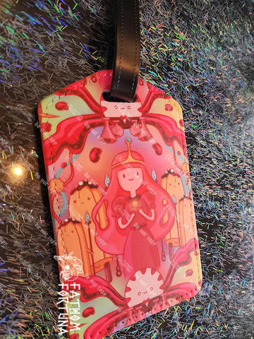 Candy Princess Faux Leather Luggage Tag