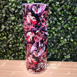 Battle Princess & Angel 20oz Stainless Steel Insulated Drink Tumbler Made To Order