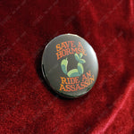 Save A Hormse Button Pin