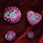 Queen Clussy Fizzarolli Button Pin