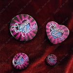 Queen Clussy Fizzarolli Button Pin