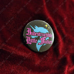 Indestructible Unicorn Teal Button Pin