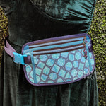 Teal Dice Travel Belt Bag