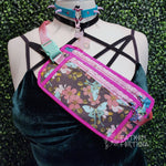 Luna Moths & Cherry Blossoms Travel Belt Bag