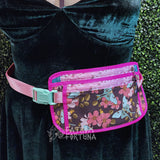 Luna Moths & Cherry Blossoms Travel Belt Bag