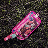 Luna Moths & Cherry Blossoms Travel Belt Bag