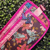 Luna Moths & Cherry Blossoms Travel Belt Bag