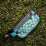 Teal Dice Travel Belt Bag