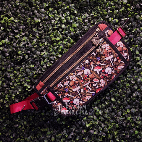 Mushrooms Travel Belt Bag