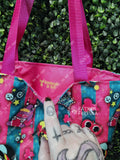 Loo Loo Pink & Teal Tote Bag