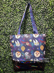 Owl Witch Galaxy Tote Bag