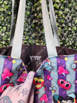 Loo Loo Purple & Mint Tote Bag