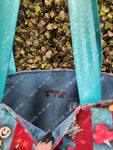 Loo Loo Berry & Teal Tote Bag