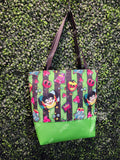 Loo Loo Green Tote Bag