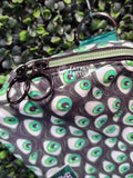 Green Wall Of Eyes Boxy On The Go Convertible Bag