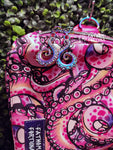 Pink Tentacles Boxy On The Go Convertible Bag