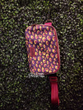 Purple Wall Of Eyes Boxy On The Go Convertible Bag