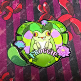 Froggie Fizzie Vinyl Sticker