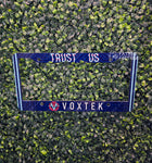 Trust Us Car License Plate Frame Made To Order