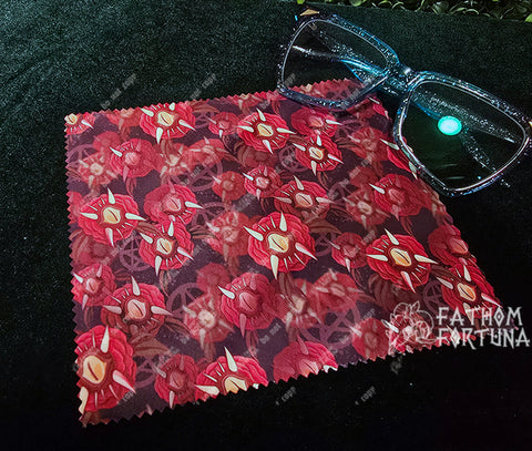 Hell In Bloom Microfiber Eyeglass Cloth