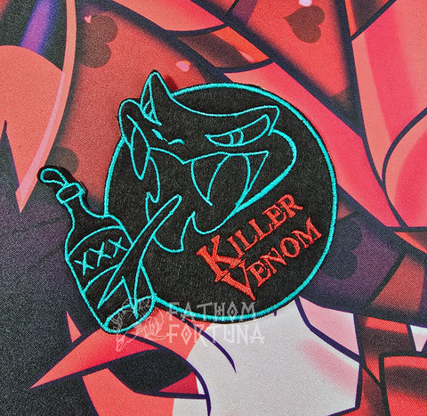 Striker Killer Venom Embroidered Iron On Patch Helluva Boss