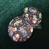 Clown Frog Rubberized Car Coasters MADE TO ORDER