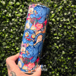 Blue Tiger 20oz Stainless Steel Insulated Drink Tumbler Made To Order