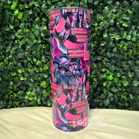 Your Idol Magenta 20oz Stainless Steel Insulated Drink Tumbler Made To Order
