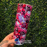 Demon Boy Band Stans Red 20oz Stainless Steel Insulated Drink Tumbler Made To Order