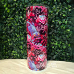 Demon Boy Band Stans Red 20oz Stainless Steel Insulated Drink Tumbler Made To Order