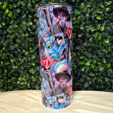 Demon Boy & Tiger Pastel 20oz Stainless Steel Insulated Drink Tumbler Made To Order