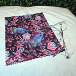 Demon Boy Band Stans Magenta Microfiber Eyeglass Cloth