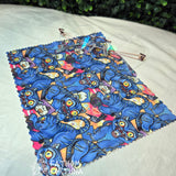 Derpy Blue Tiger Microfiber Eyeglass Cloth