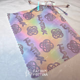 Hunter Girls Emblems Pastel Microfiber Eyeglass Cloth