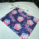 Demon Boy Band Emblems Purple Galaxy Microfiber Eyeglass Cloth