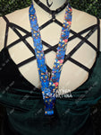 Derpy Blue Tiger Lanyard