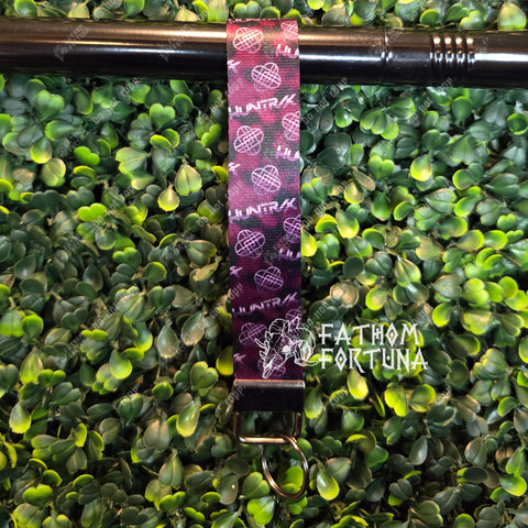 Hunter Girls Emblems Berry Wristlet Keychain Fob Made To Order