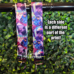 Demon Boy & Tiger Pastel Wristlet Keychain Fob Made To Order